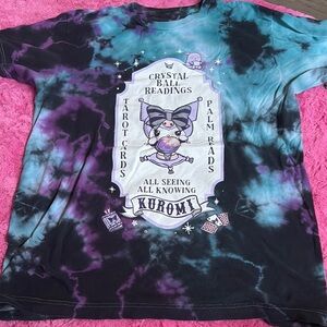 Kuromi Crystal Ball Tie-Dye Tee